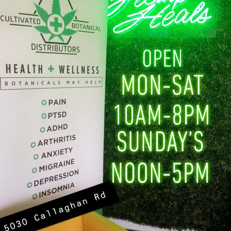 Cultivated Botanical Distributor CBD San Antonio